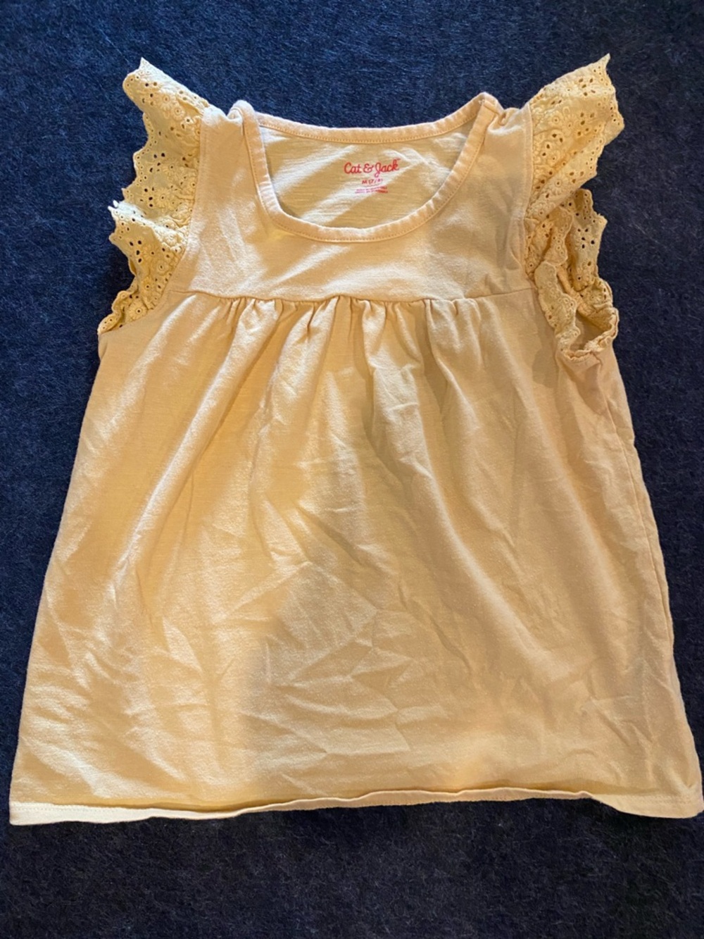 Cat & Jack Girls' Mustard Yellow Tank Top